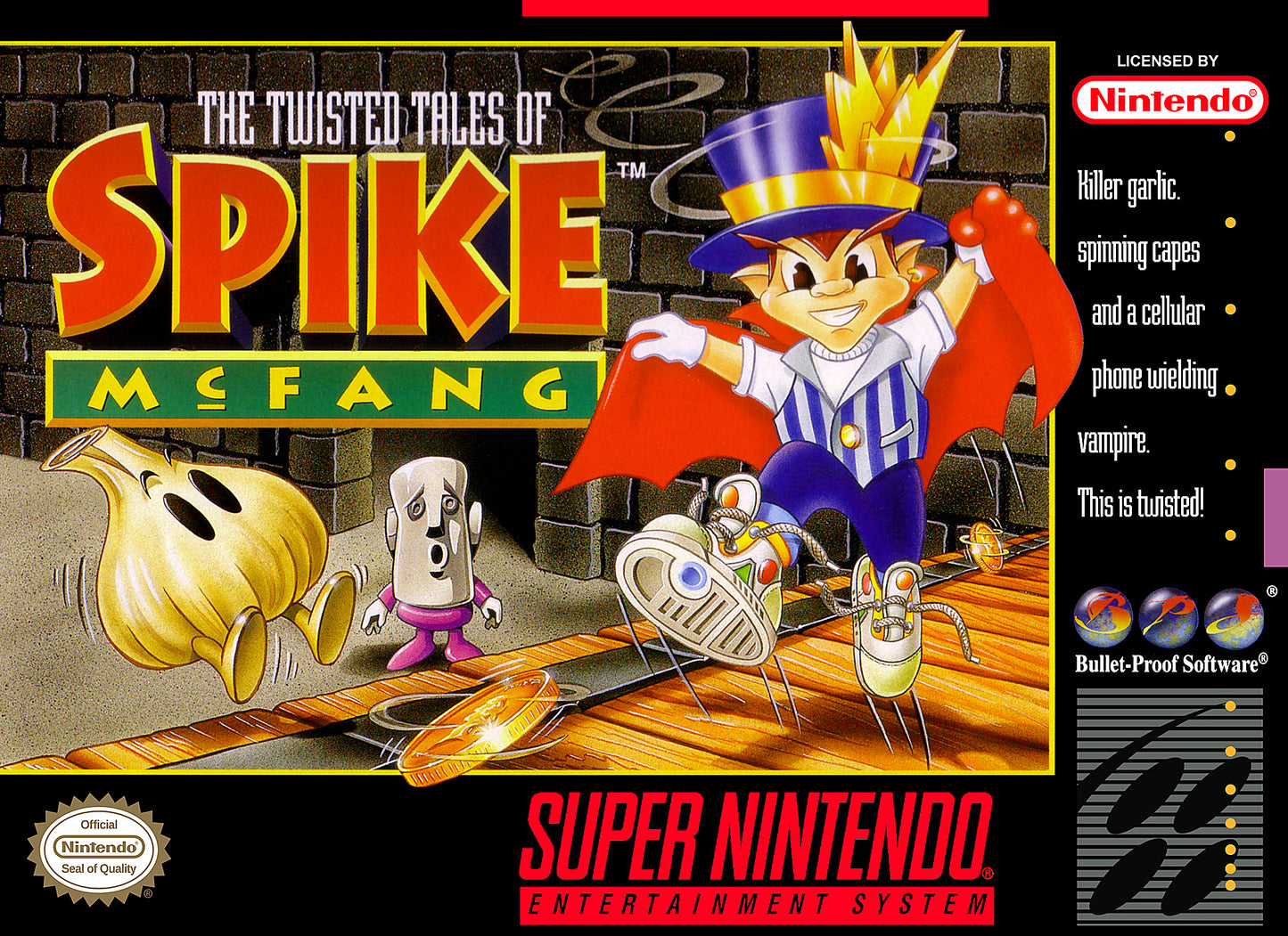 TWISTED TALES OF SPIKE MCFANG  - SNES
