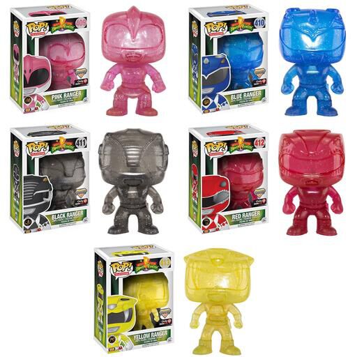 POWER RANGERS: #409-413 (MORPHING) - FUNKO POP!-EXCLUSIVE