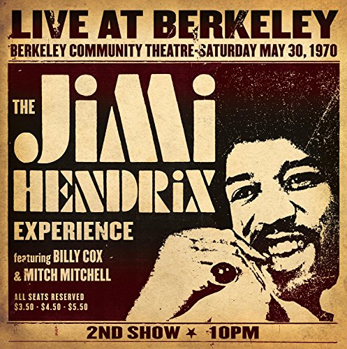 THE JIMI HENDRIX EXPERIENCE - LIVE AT BERKELEY (VINYL)