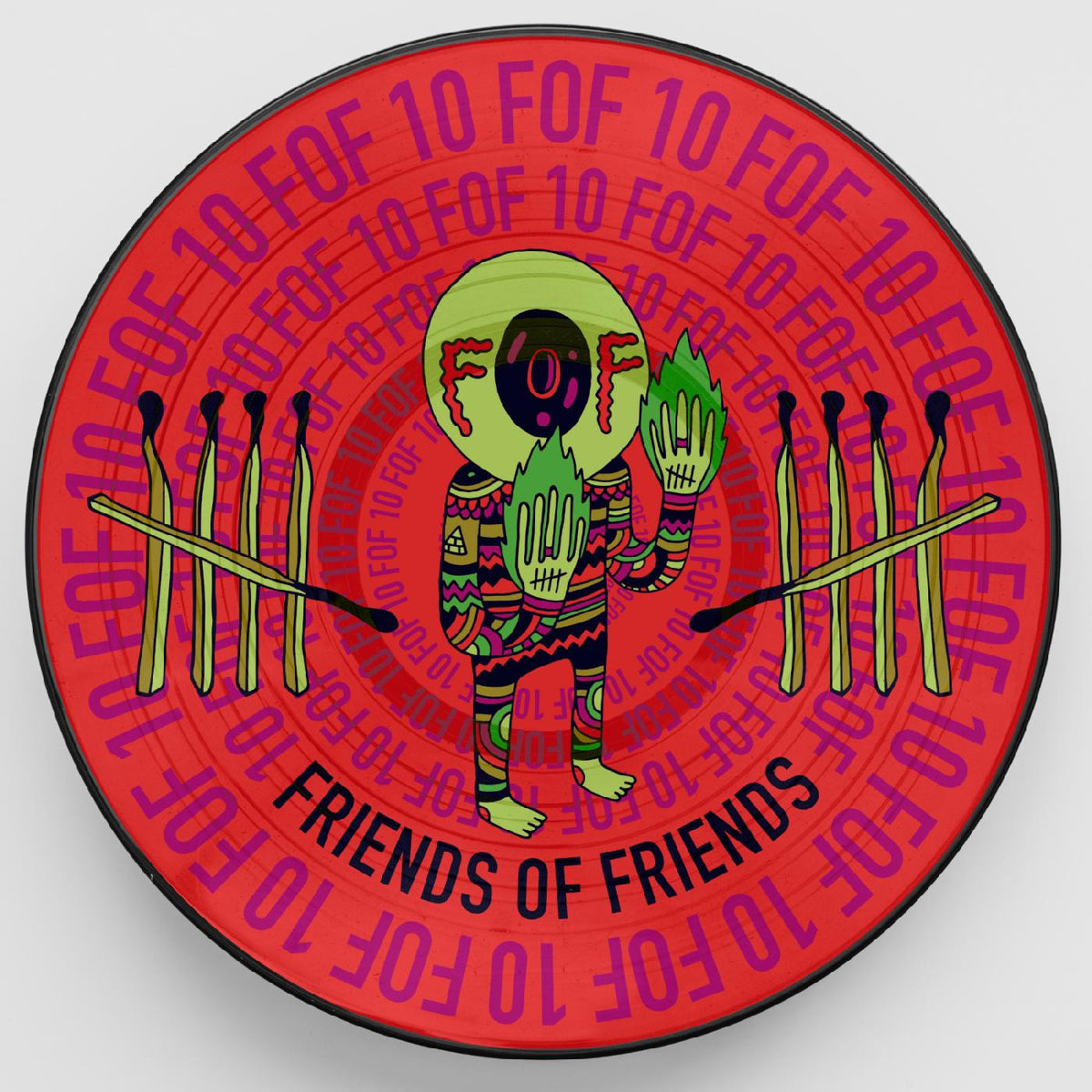 VARIOUS ARTISTS - FRIENDS OF FRIENDS AT 10 (PICTURE DISC)