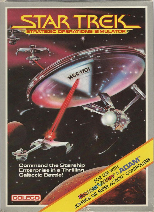 STAR TREK: STRATEGIC OPERATIONS SIMULATO  - COLECO