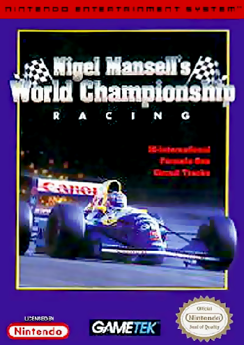 NIGEL MANSELL'S WORLD CHAMPIONSHIP RACIN  - NES