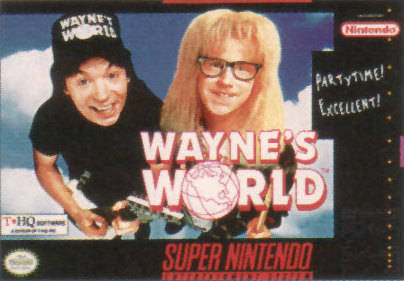 WAYNE'S WORLD  - SNES (W/BOX & MANUAL)