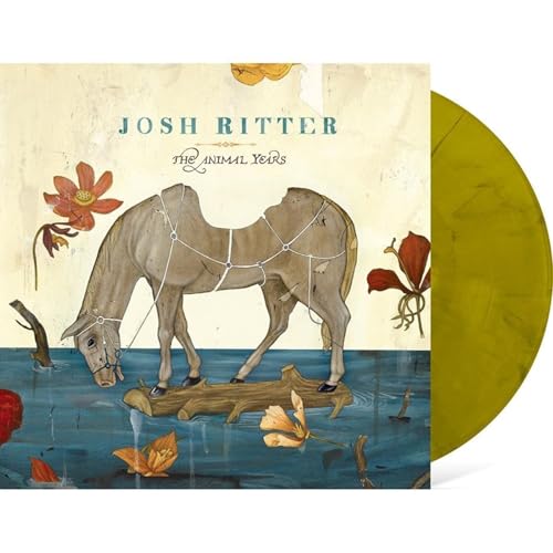 JOSH RITTER - ANIMAL YEARS - YELLOW & BLACK SWIRL VINYL