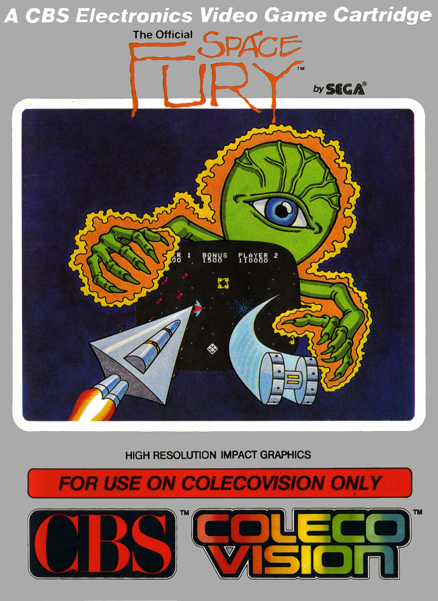 SPACE FURY  - COLECO
