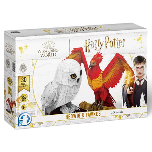 HARRY POTTER: HEDWIG & FAWKES - 3D PUZZLE