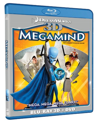 MEGAMIND  3D/DVD COMBO [BLU-RAY] (BILINGUAL)