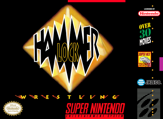 HAMMERLOCK WRESTLING  - SNES