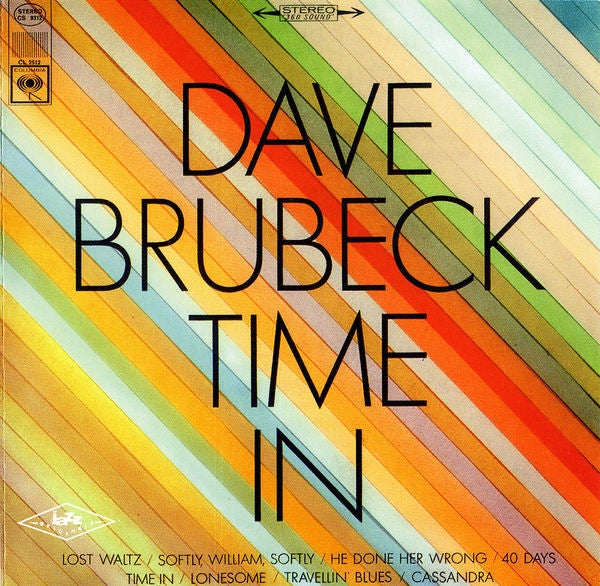 BRUBECK, DAVE  - TIME IN