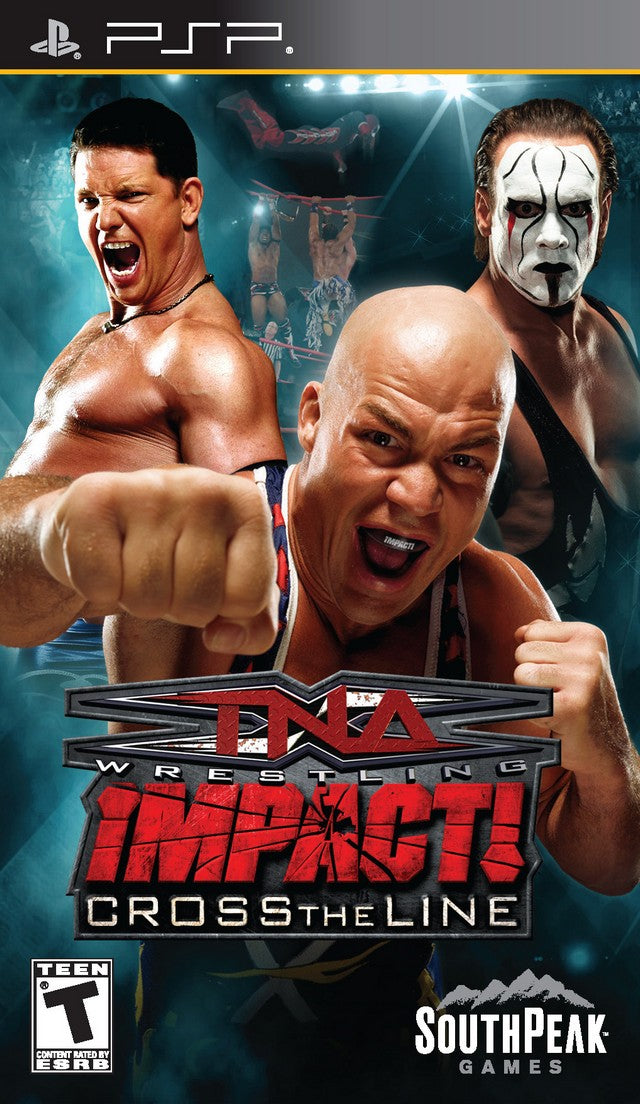 TNA IMPACT! CROSS THE LINE  - PSP