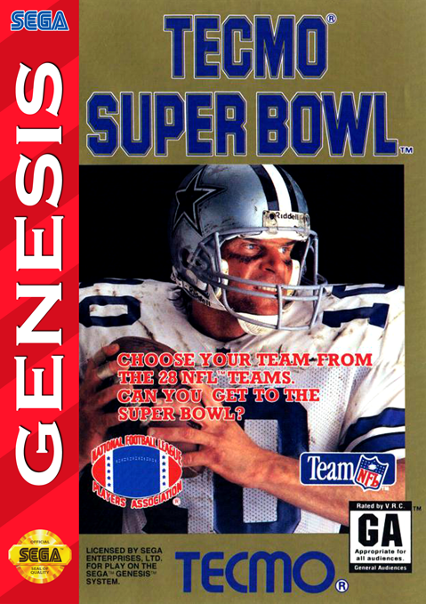TECMO SUPER BOWL III  - GENESIS  (CARTRIDGE ONLY)