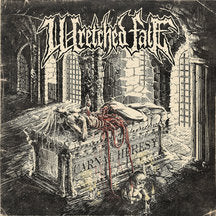 WRETCHED FATE - CARNAL HERESY (CLEAR VINYL WITH BLACK CENTER AND RED SPLATTER) [LP]