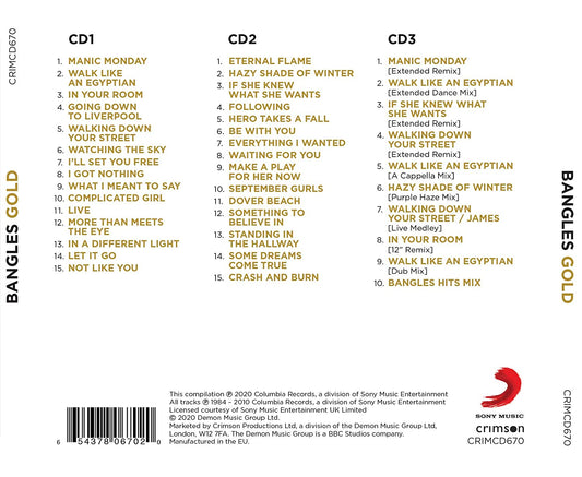 BANGLES  - GOLD (3CDS)