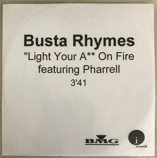 BUSTA RHYMES  - LIGHT YOUR A** ON FIRE (CDS)