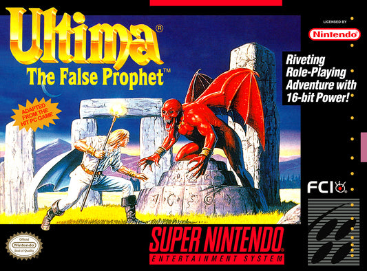 ULTIMA: THE FALSE PROPHET  - SNES
