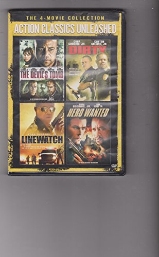 DEVIL'S TOMB/DIRTY/LINEWATCH/HERO WANTED - DVD-ACTION CLASSICS UNLEASHED-4-MOVIE CO