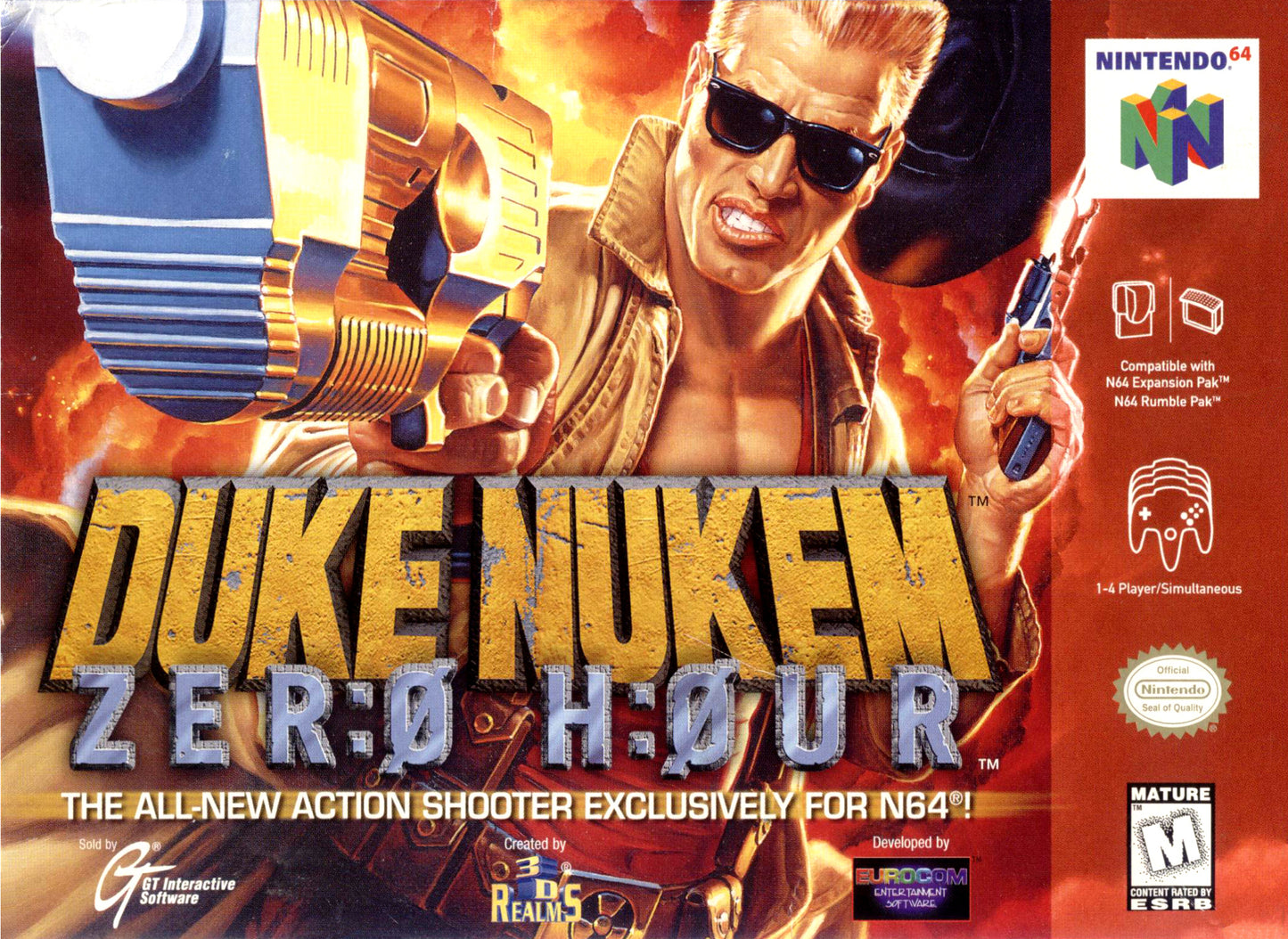 DUKE NUKEM: ZERO HOUR  - N64