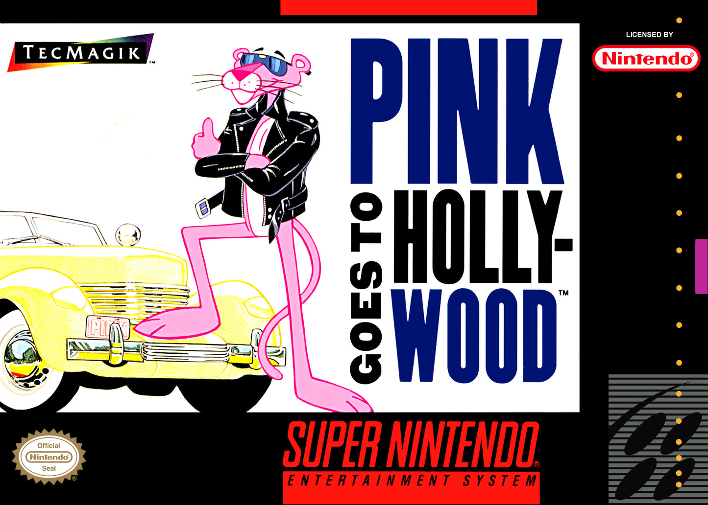 PINK PANTHER GOES TO HOLLYWOOD  - SNES