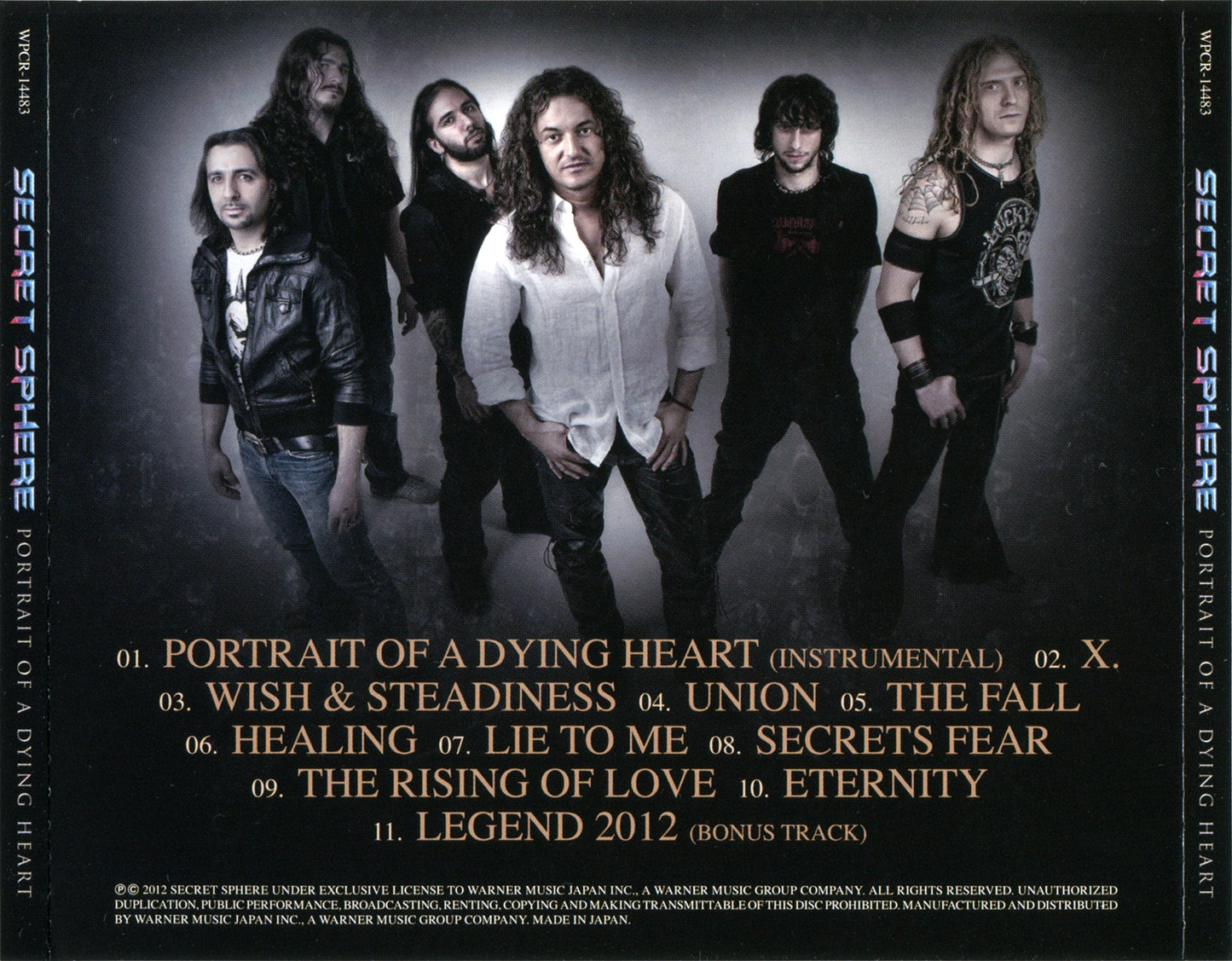 SECRET SPHERE  - PORTRAIT OF A DYING HEART