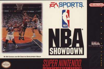 NBA SHOWDOWN  - SNES (W/BOX & MANUAL)