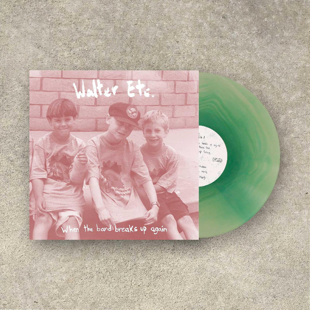 WALTER ETC. - WHEN THE BAND BREAKS UP AGAIN (CLEAR TEAL VINYL)