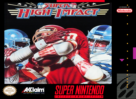 SUPER HIGH IMPACT  - SNES (W/BOX & MANUAL)