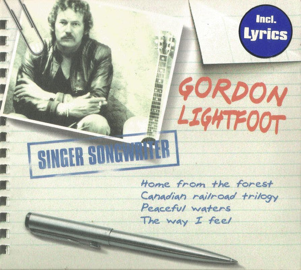 LIGHTFOOT, GORDON  - SINGER SONGWRITER