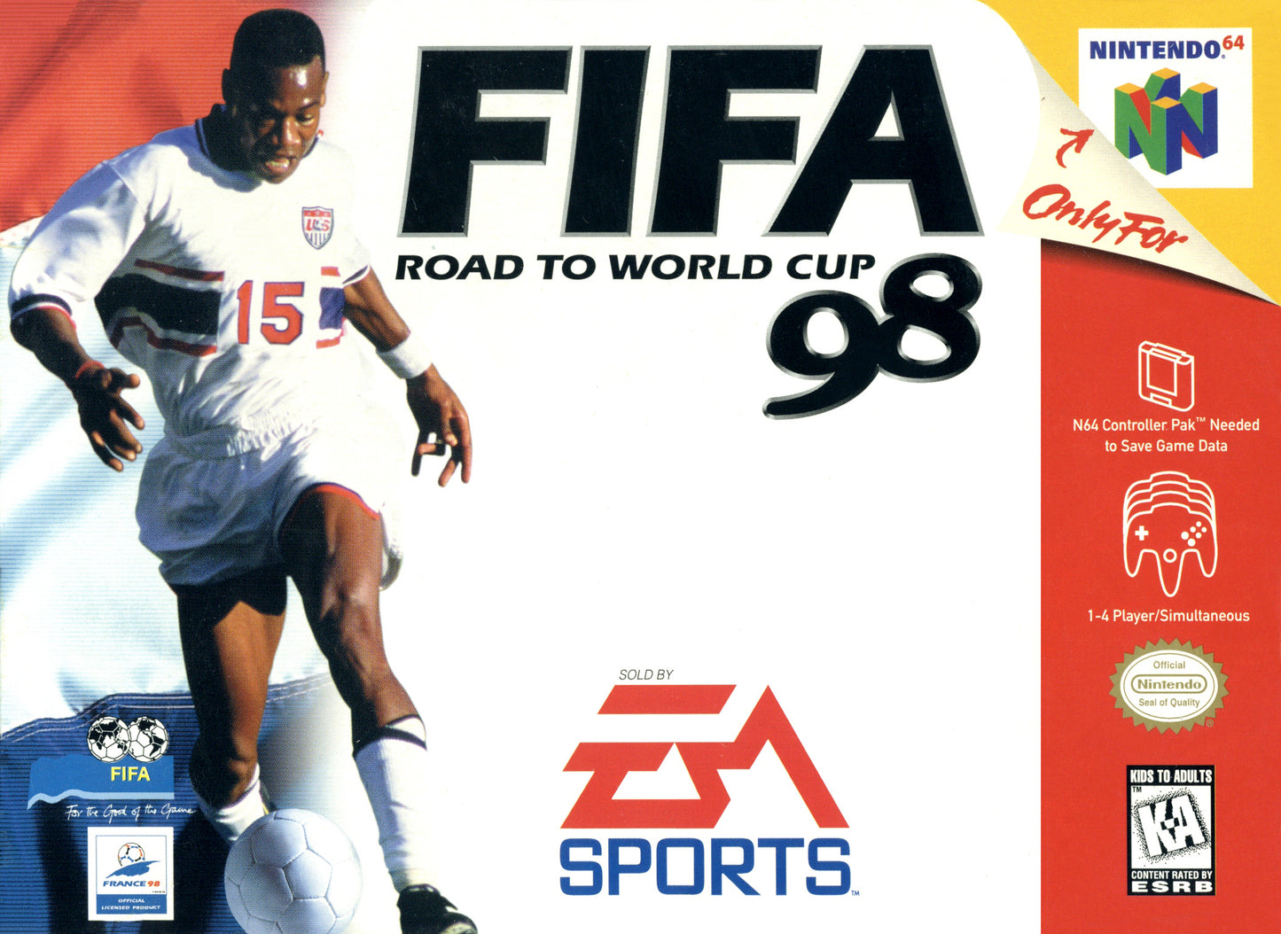 FIFA ROAD TO WORLD CUP 98  - N64