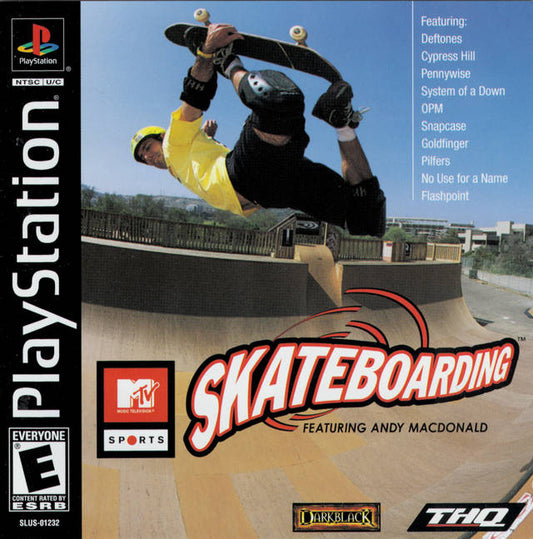 MTV SPORTS: SKATEBOARDING  - PS1