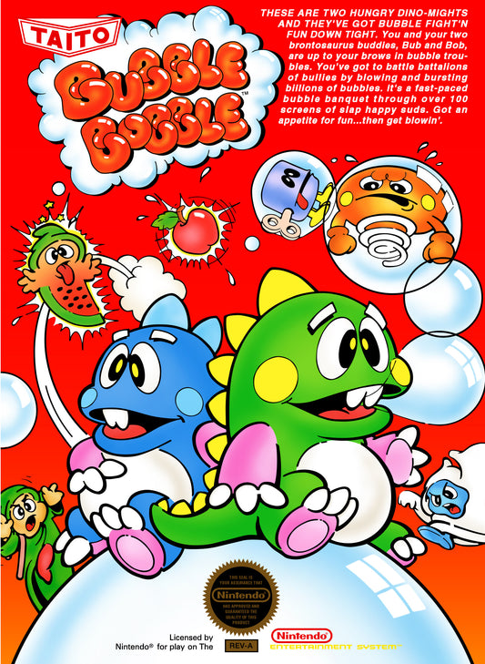 BUBBLE BOBBLE  - NES