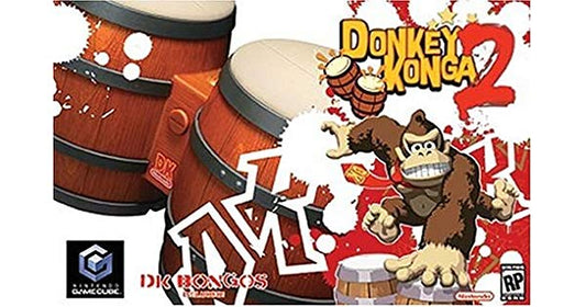 DONKEY KONGA 2 (WITH BONGOS)  - GCB