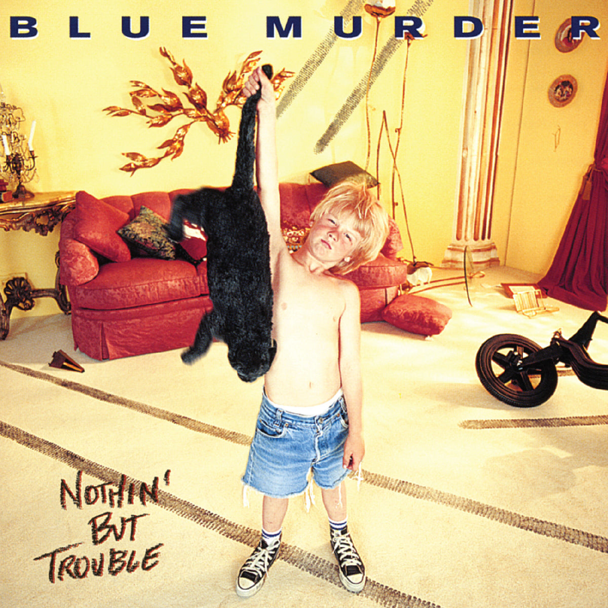 BLUE MURDER - NOTHIN' BUT TROUBLE (REMASTERED) (BLUE W/ BLACK CAT SWIRL VINYL)