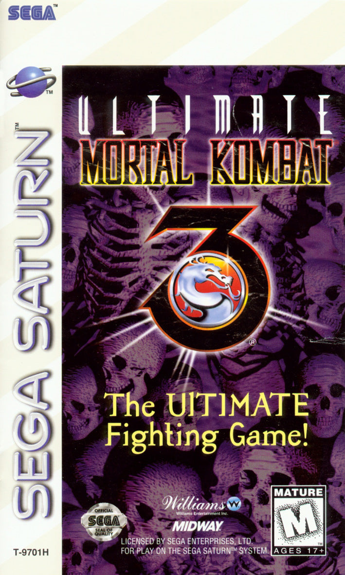 ULTIMATE MORTAL KOMBAT 3  - SATURN
