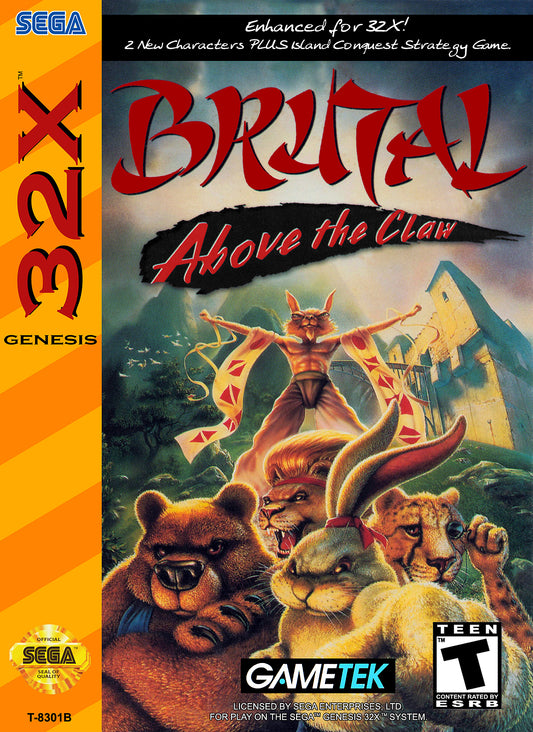 BRUTAL: ABOVE THE CLAW  - 32X