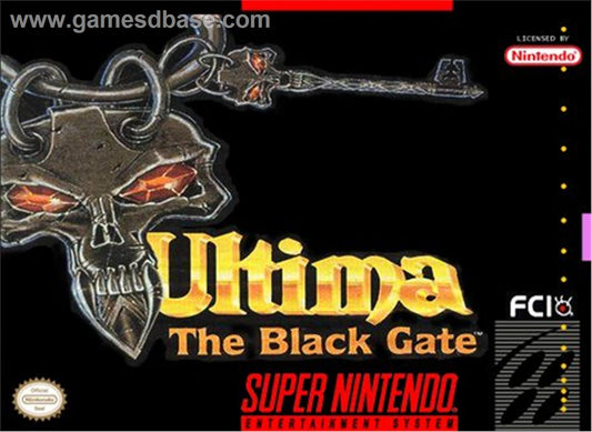 ULTIMA: THE BLACK GATE  - SNES