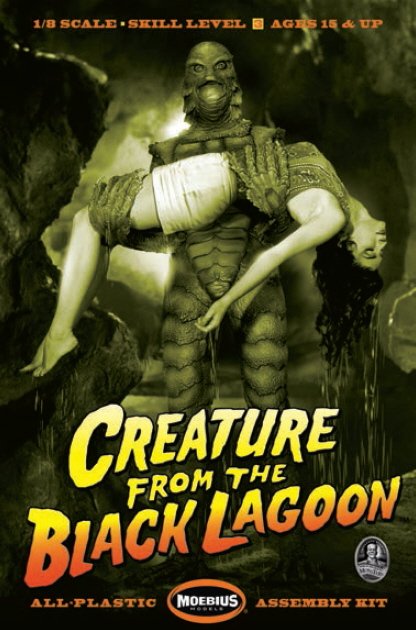 CREATURE FROM THE BLACK LAGOON - MODEL KIT-MOEBIUS-1/8 SCALE-653
