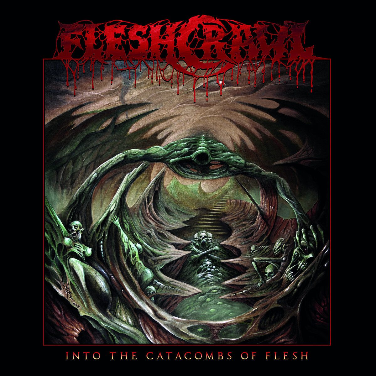 FLESHCRAWL  - INTO THE CATACOMBS OF FLESH
