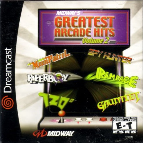MIDWAY'S GREATEST ARCADE HITS VOL. 2  - DC