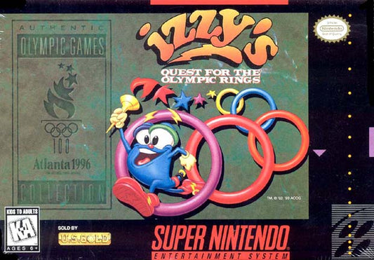 IZZY'S QUEST FOR THE OLYMPIC RINGS  - SNES
