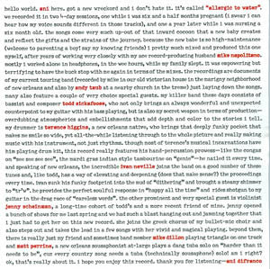 DIFRANCO, ANI  - ALLERGIC TO WATER