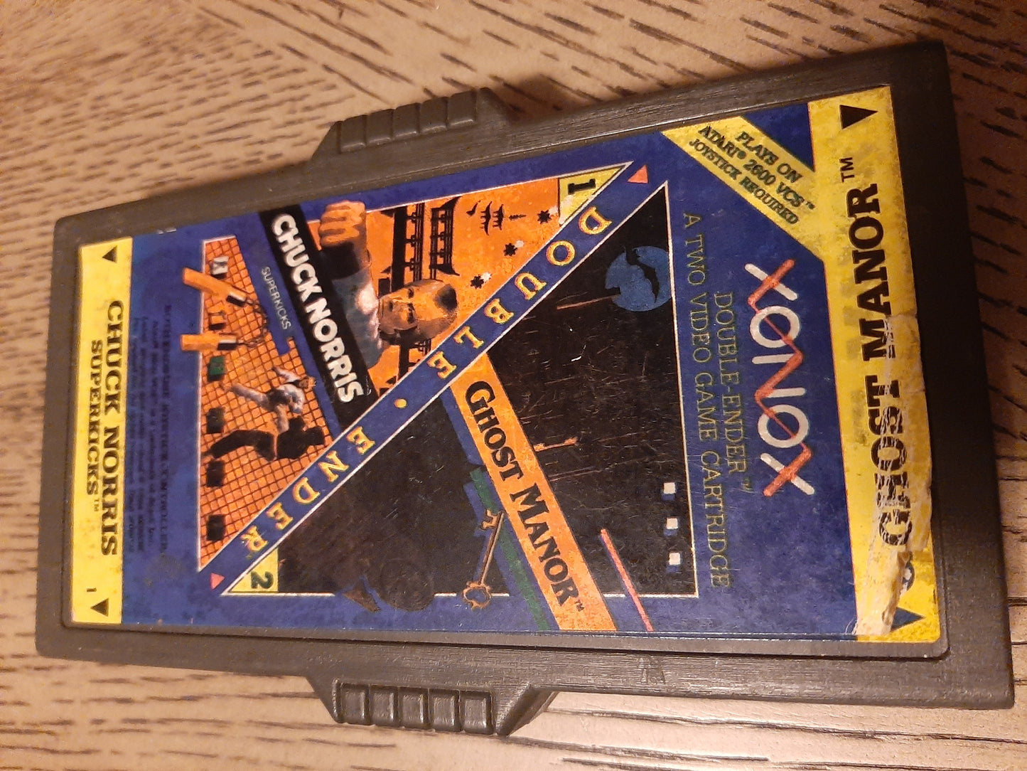 CHUCK NORRIS SUPERKICKS/GHOST MANOR  - ATARI2600