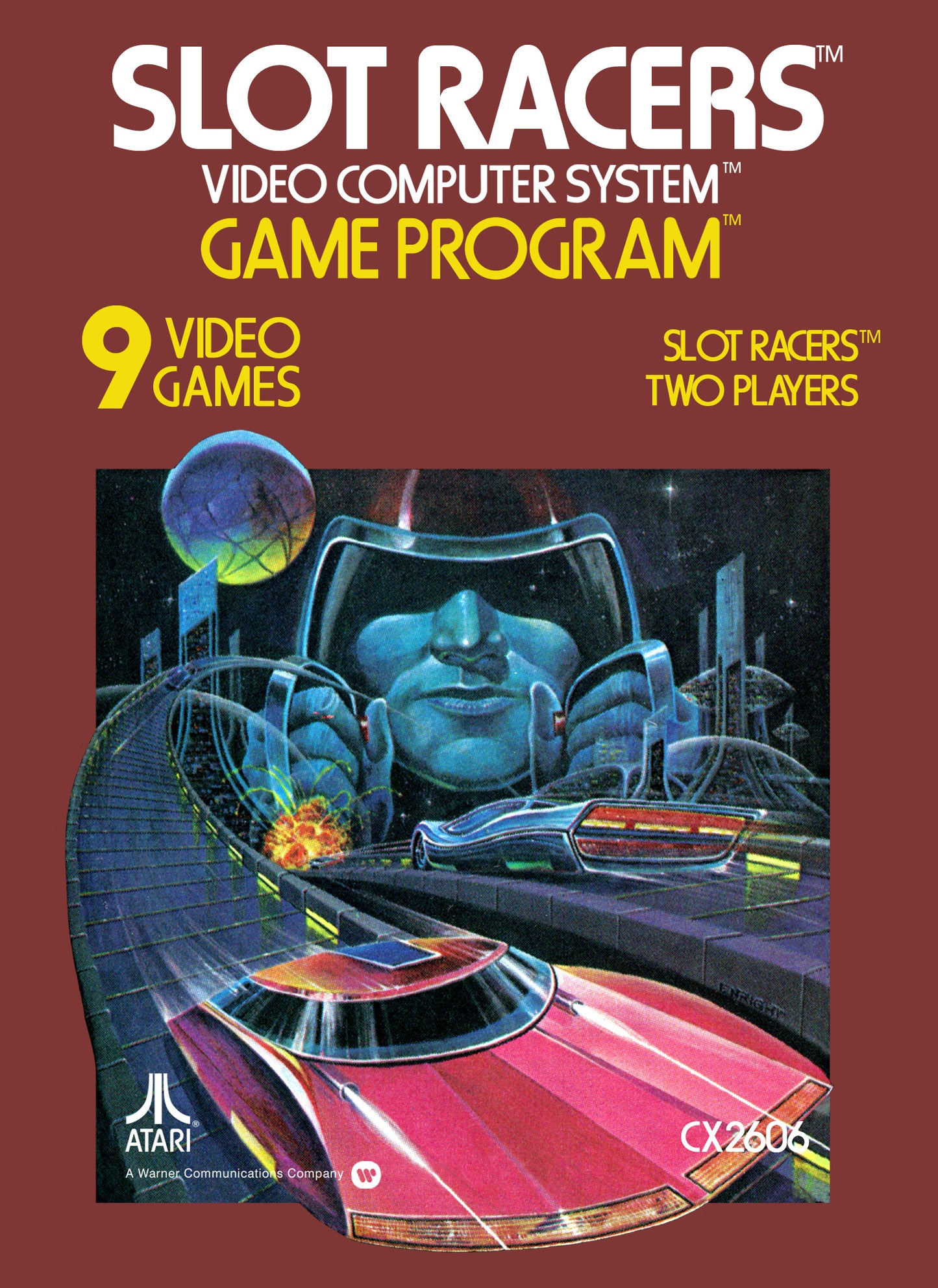 SLOT RACERS  - ATARI2600