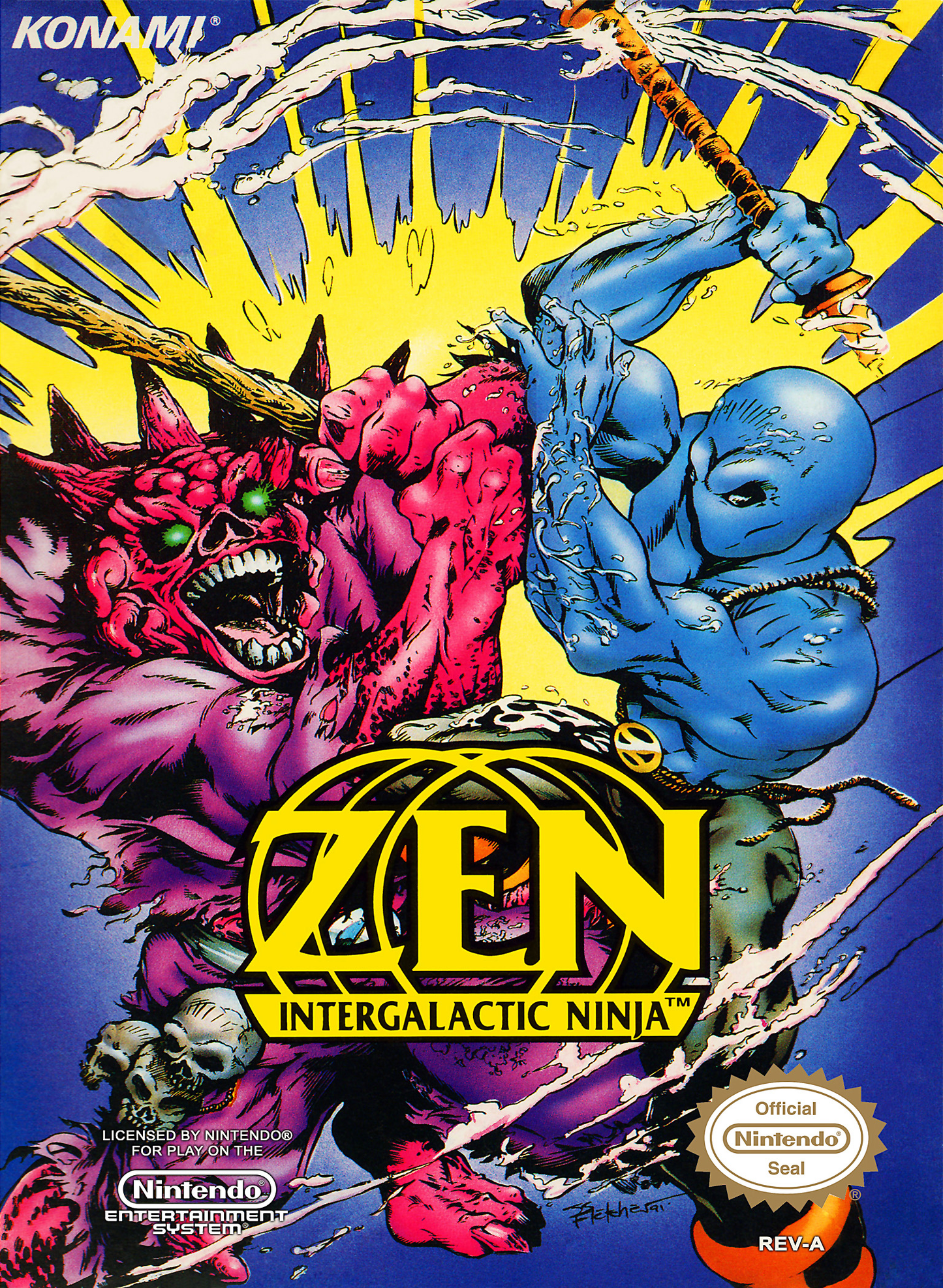 ZEN: INTERGALACTIC NINJA  - NES