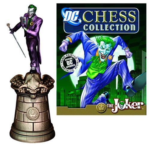 DC CHESS: JOKER (MAGAZINE W/CHESS PIECE) - ISSUE #2-HAND PAITED