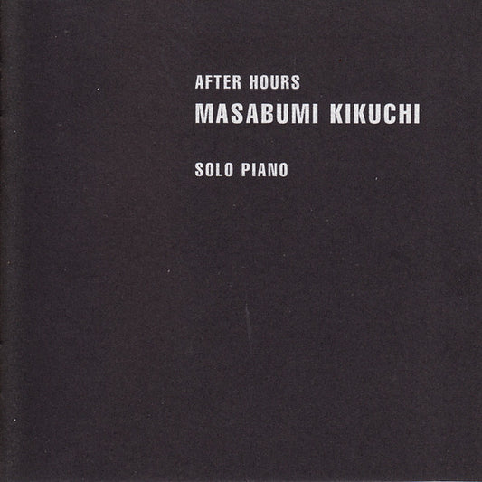 KIKUCHI, MASABUMI  - AFTER HOURS