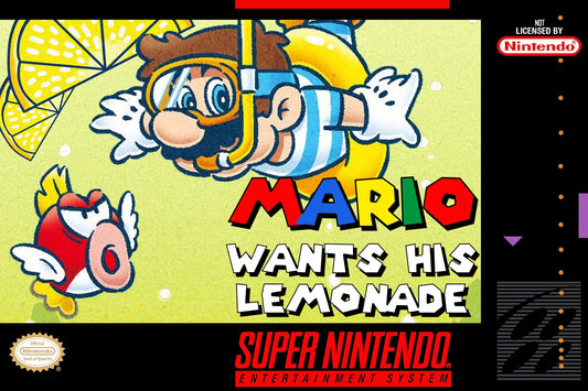 MARIO PAINT (WITH MOUSE)  - SNES