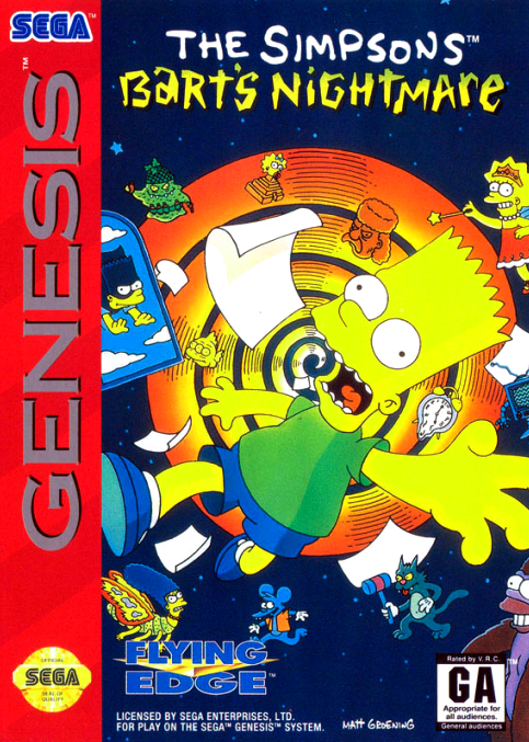 SIMPSONS: BART'S NIGHTMARE  - GENESIS
