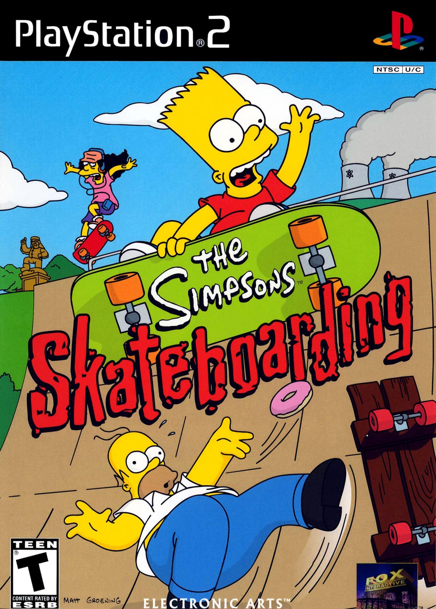 SIMPSONS SKATEBOARDING  - PS2