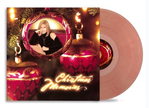 BARBRA STREISAND - CHRISTMAS MEMORIES - HAZY RED COLORED VINYL