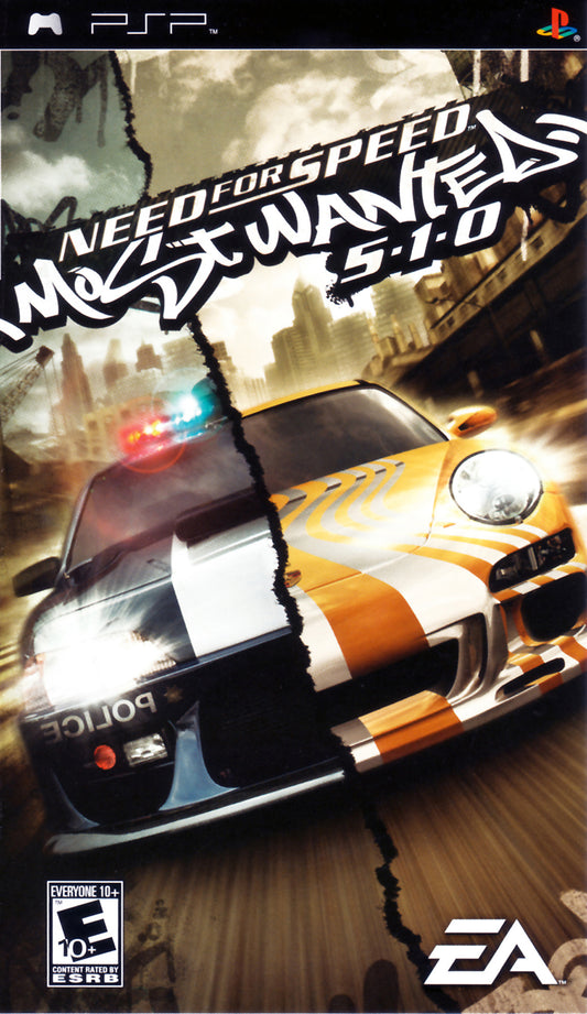 NEED FOR SPEED: MOST WANTED 5-1-0  - PSP